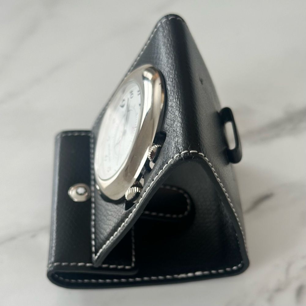 SOLD:Montblanc Travel Clock Not Tested - Picture 11 of 12